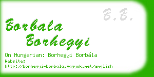 borbala borhegyi business card