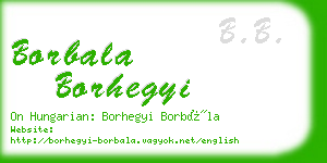 borbala borhegyi business card